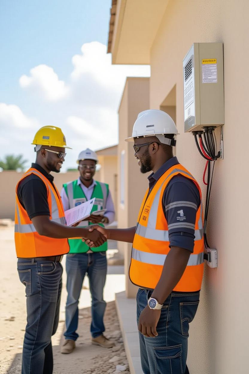 ESATECH field intervention - Civil Engineering and Electricity