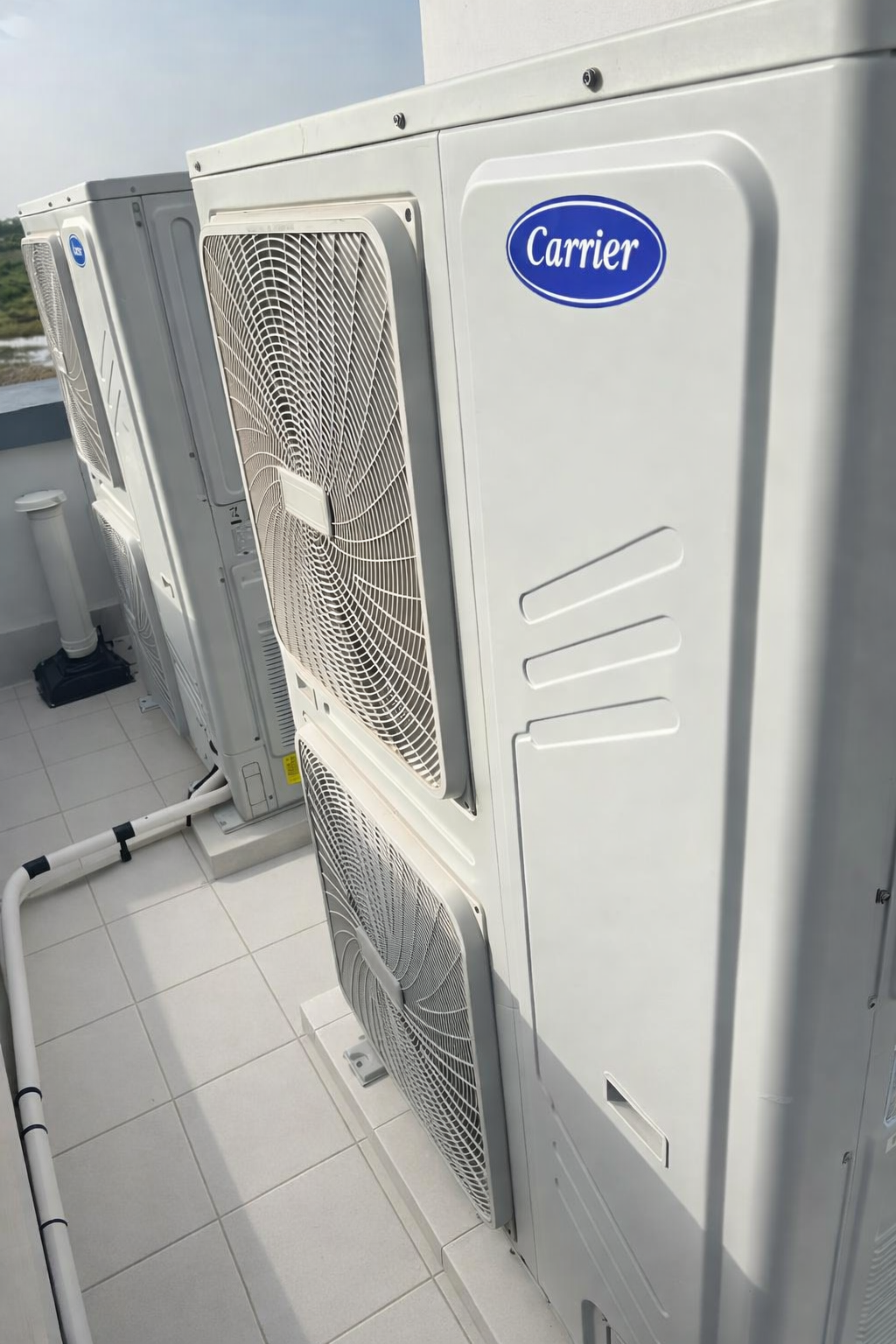 Carrier air conditioning installation by ESATECH