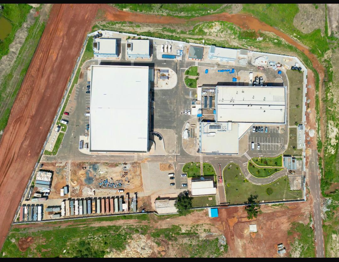 Drone view of the Diamniadio Vaccinople